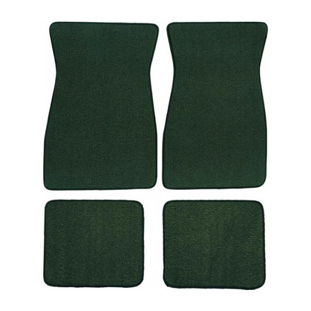 Carpeted Loop Floor Mats, 4 Piece Set Plain, 1960-1972 Fullsize Ford & Mercury, Galaxie