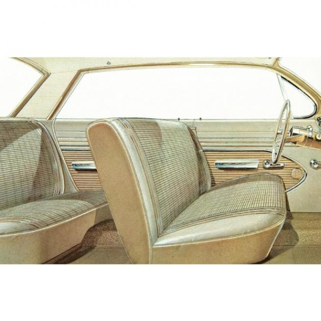 Full Size Chevy Seat Cover Set, 4-Door Hardtop, Bel Air, 1961