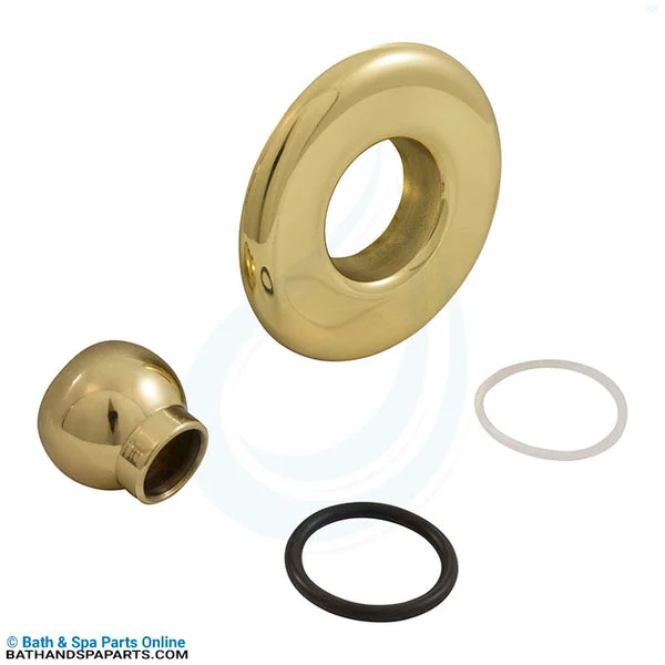 Balboa Slimline Escutcheon w/Dir Eyeball [Brass] (10-3955M PB)