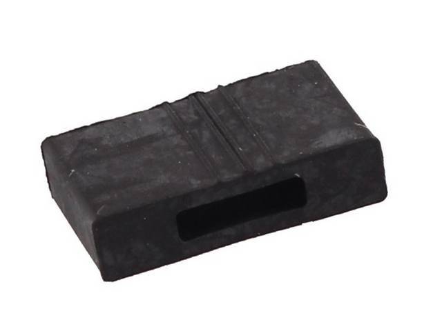 Instrument Panel Compartment Glove Box Door Bumper, installs on extension arm, reproduction
