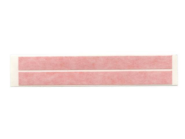 Door Handle Tape Decal, Carousel Red, repro