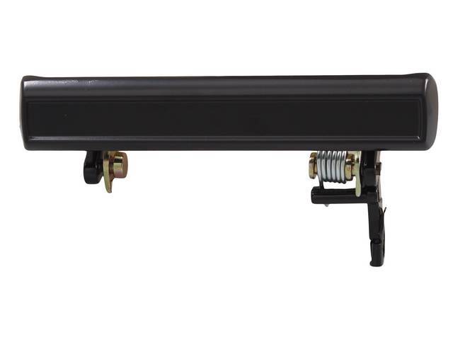 Outside Door Handle, gloss black finish, RH, reproduction