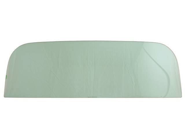 GLASS, Back Window, Green tinted, w/o markings, repro