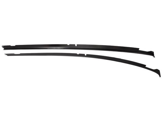 Roof Drip Rail Gutter Set, Pair, reproduction
