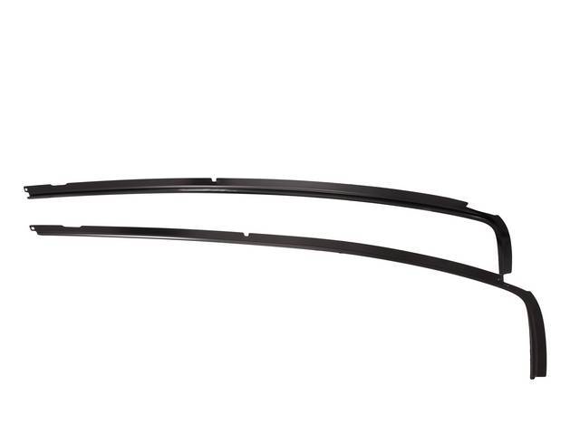 GUTTER / MOLDING, Roof Drip Rail, Side Rail, Pair, reproduction