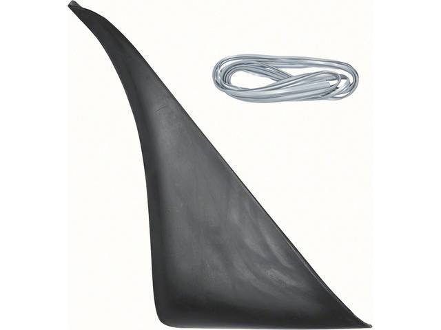 Quarter Panel Wheel Opening Flair / Spoiler Kit, RH, repro