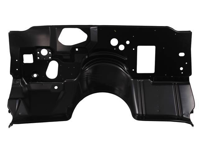 Firewall Panel, Front Lower, W/ A/C, EDP coated steel, reproduction