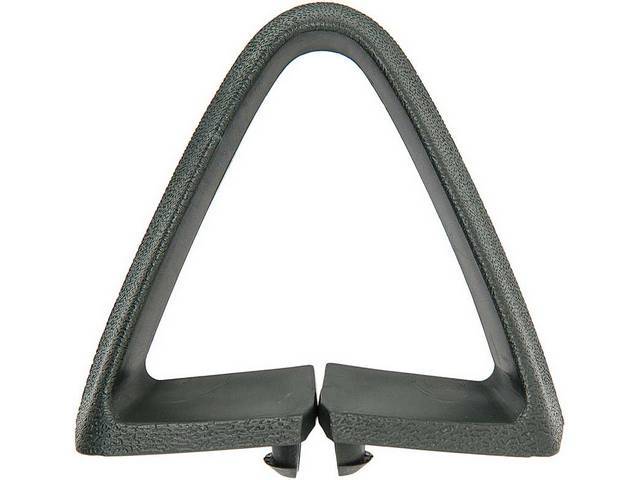 Seat Shoulder Strap Guide / Retainer, Green, RH or LH, reproduction
