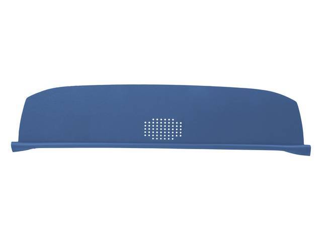 Package Tray / Rear Shelf, Mesh, Medium Blue, 1 speaker design (center)
