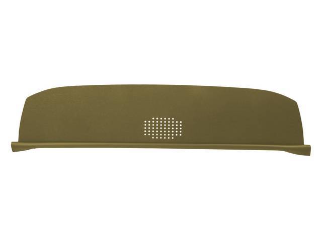 Package Tray / Rear Shelf, Mesh, Gold, 1 speaker design (center)