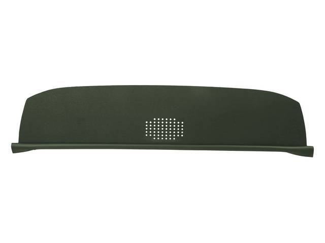 Package Tray / Rear Shelf, Mesh, Green, 1 speaker design (center)