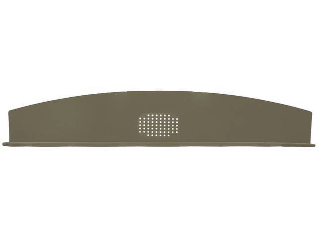 Package Tray / Rear Shelf, Mesh, Mesh, Gold, 1 speaker design (center)