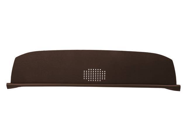 Package Tray / Rear Shelf, Mesh, Brown, 1 speaker design (center)