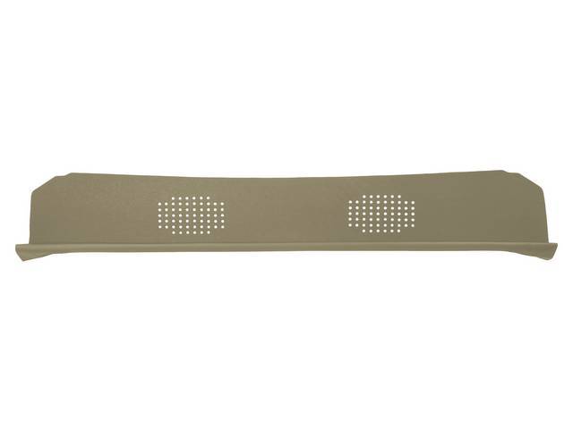 Package Tray / Rear Shelf, Mesh, Sandalwood, 2 speaker design