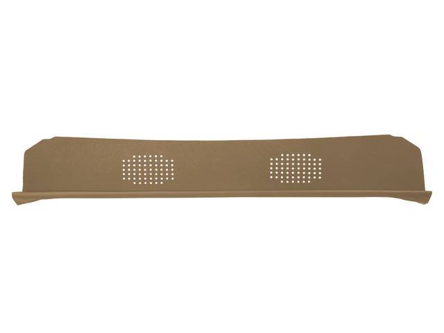 Package Tray / Rear Shelf, Mesh, Tan, 2 speaker design