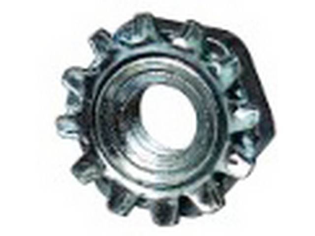 Alternator Harness to Alternator Fastener, 12-24 lock nut, OE Correct reproduction