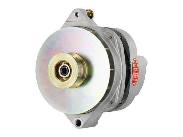 Powermaster Alternator, New, Natural Finish, 200 amp, multi-wire operation