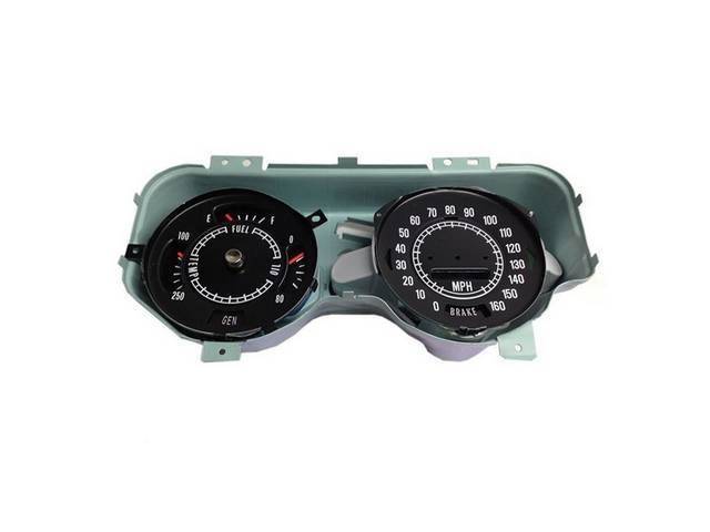 Rally Gauge Instrument Cluster Conversion Kit, reproduction