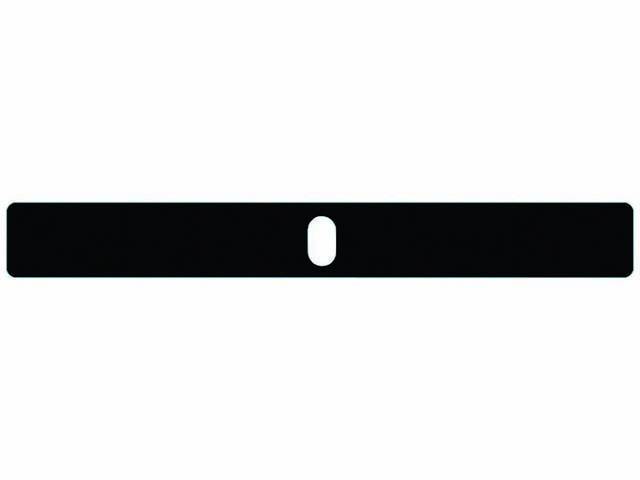 Shift Slider Plate / Seal, Smooth Black, reproduction