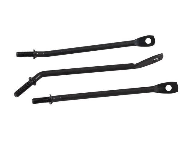 Steering Column Support Rod Set, (3) Rods, reproduction
