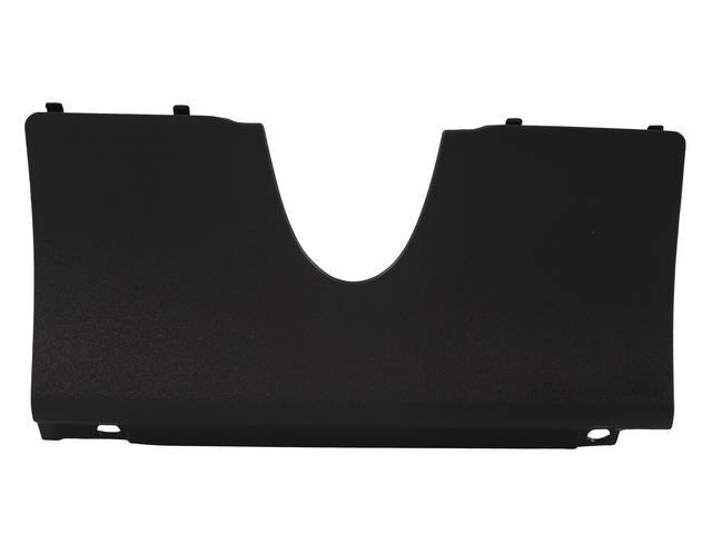Black Steering Column to Instrument Panel Cover (w/o A/C) for 1970-81