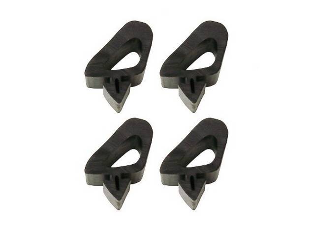 Hood to Fender Rubber Bumper Kit, (4), Reproduction for (1964)