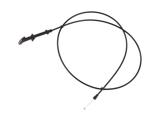 Hood Lock Release Cable, W/ Handle, Improved 1-piece design