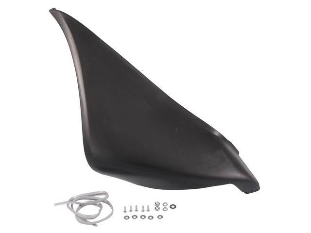 Front Fender Wheel Opening Flair / Spoiler Kit, RH, repro