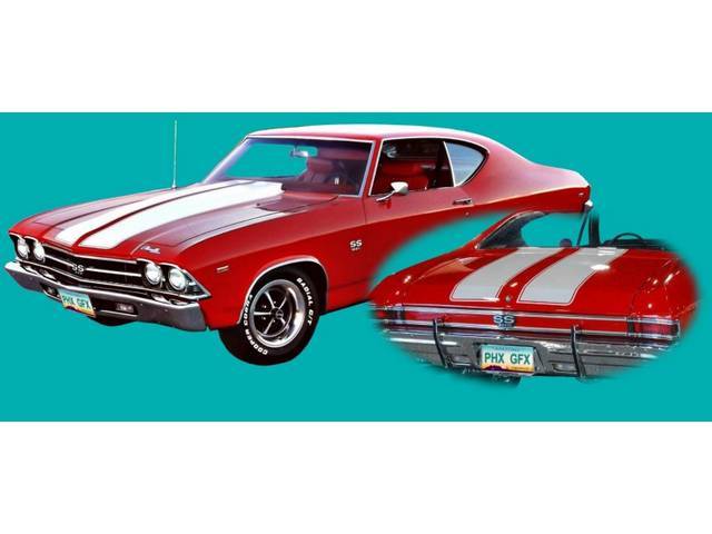 Chevelle Super Sport Stencil Kit (1970-72 Style) for 1968-69 models