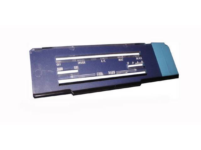 Heater Control Lens, w/ AC, Reproduction for (1969)