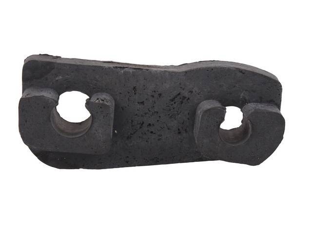 Heater Core Tube Molded Rubber Seal, seals the heater core inlet and outlet pipes to the firewall