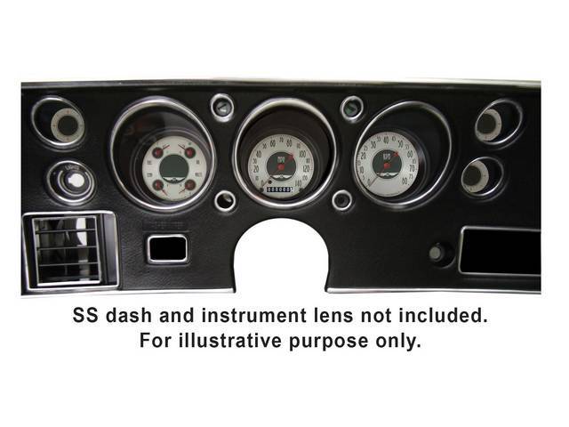 Gauge Kit, All American Nickel Series, Classic Instruments