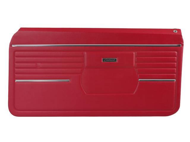 Premium Quality Red Standard Pre-Assembled Inside Door Panel Set for (1968)