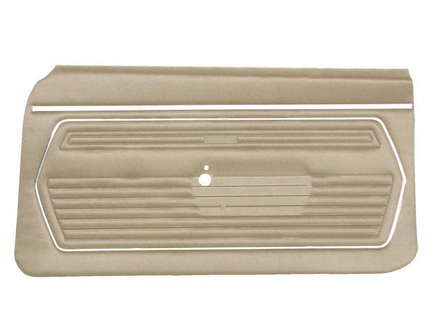 Premium Quality Frost White Standard Pre-Assembled Inside Door Panel Set for (1969)