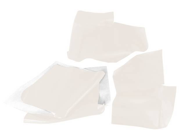 ARM REST COVER SET, PREMIUM, Inside Quarter, Dlx, Metallic Parchment, Madrid Grain Vinyl