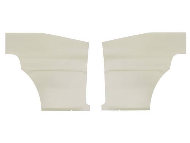Premium Un-Assembled Deluxe Inside Quarter Panel Set, Metallic Parchment