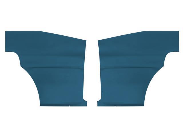 Premium Un-Assembled Deluxe Inside Quarter Panel Set, Blue