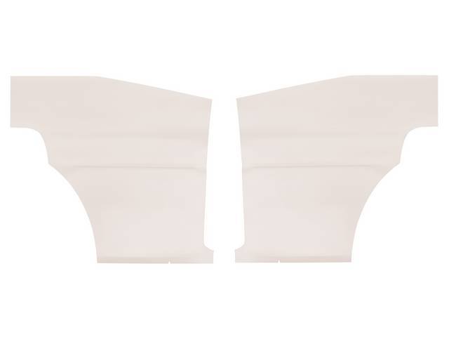 Premium Un-Assembled Deluxe Inside Quarter Panel Set, Frost White