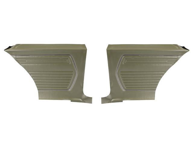Light Green Premium Standard Interior Inside Quarter Panel Set, Un-Assembled