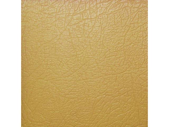 UPHOLSTERY SET, Premium, Front Buckets, Dlx, Buckskin, Sierra Grain Vinyl (Wallaby Collars) W/ Plisse Vinyl Inserts, Pair