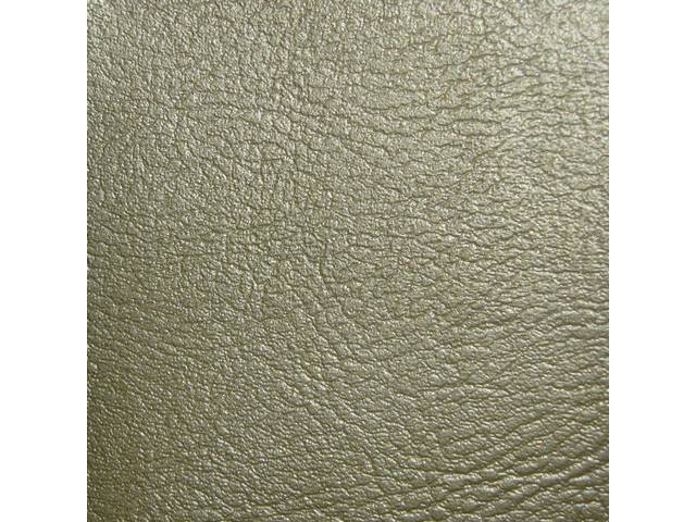 Premium Quality Willow Gold Deluxe Rear Seat Upholstery Set, Reproduction for (1968)