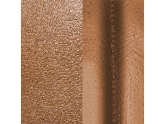 UPHOLSTERY SET, Premium, Rear Seat, Std, Tan, Madrid Grain Vinyl W/ Elk Grain Vinyl Inserts