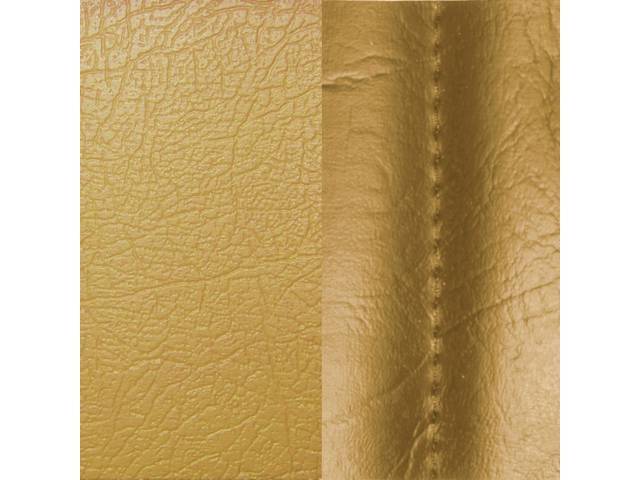 UPHOLSTERY SET, Premium, Rear Seat, Std, Buckskin, Sierra Grain Vinyl W/ Oxen Grain Vinyl Inserts