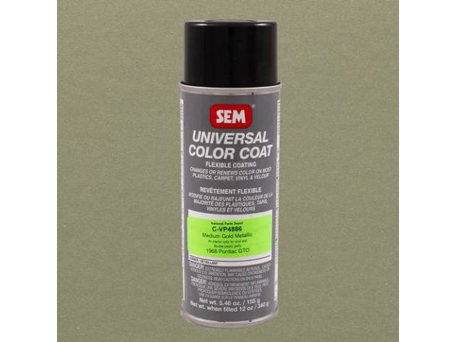 Interior Vonyl Dye, April Gold / Ash Gold Metallic, 12 fluid ounce spray can
