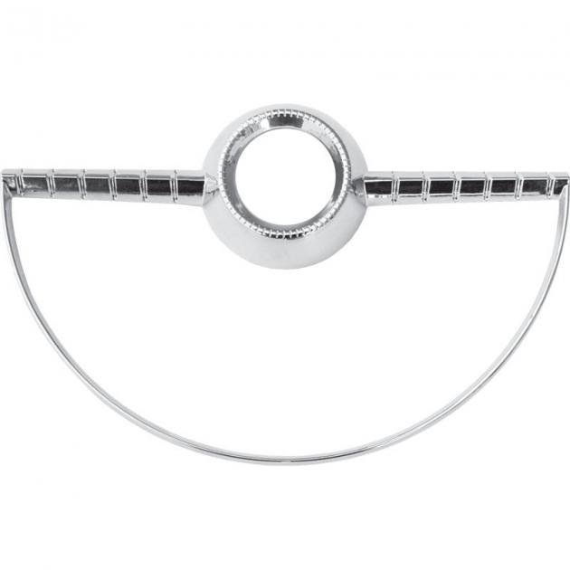 Dennis Carpenter Chrome Horn Ring - without Power Steering - 1955 Ford Car B5A-13A805-A