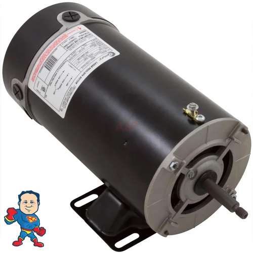 Century 2.0hp Dual Speed Spa Motor 230v 48Y Frame 10.5/2.6A SF 1.00 Threaded Shaft
