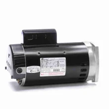 Century Replacement Motors – E-Plus, Square Flange, Threaded Shaft, 2 HP, 208- 230 Volt – B2843
