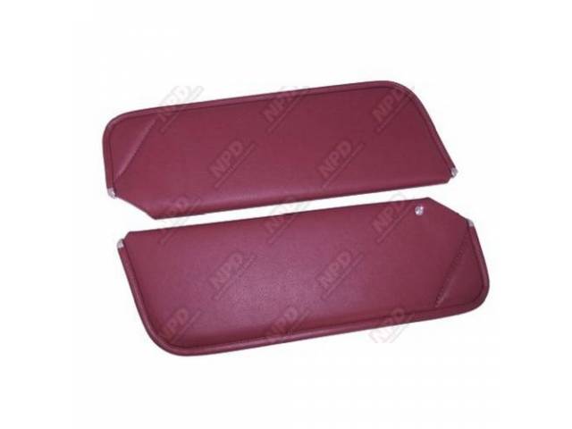 Firethorn Premium Sunvisor Set, Sierra Grain, Concours Quality reproduction by Legendary Auto Interiors