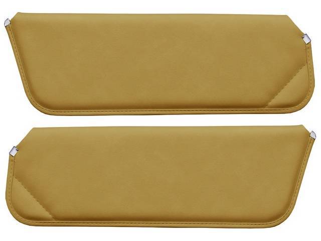 Buckskin Premium Sunvisor Set, Sierra Grain, Concours Quality reproduction by Legendary Auto Interiors