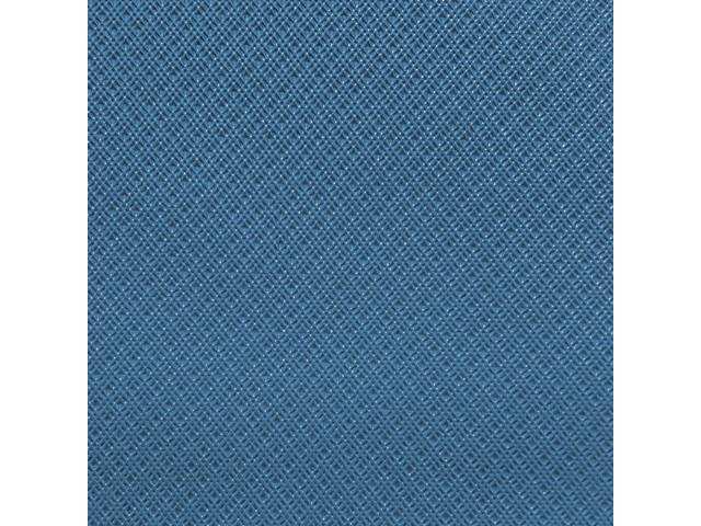 Premium Headliner, Medium Blue, Tier grain, Legendary reproduction for (1966)